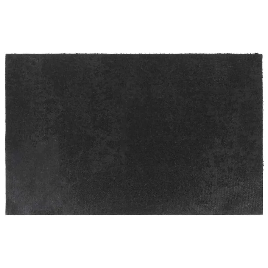 Tapis de porte noir 50x80 cm fibre de coco touffeté - 2