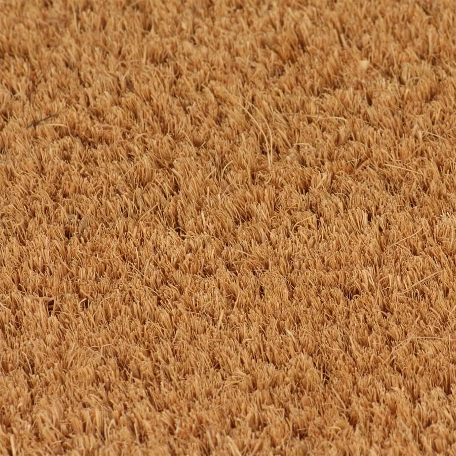 Tapis de porte naturel 80x100 cm fibre de coco touffeté - 3