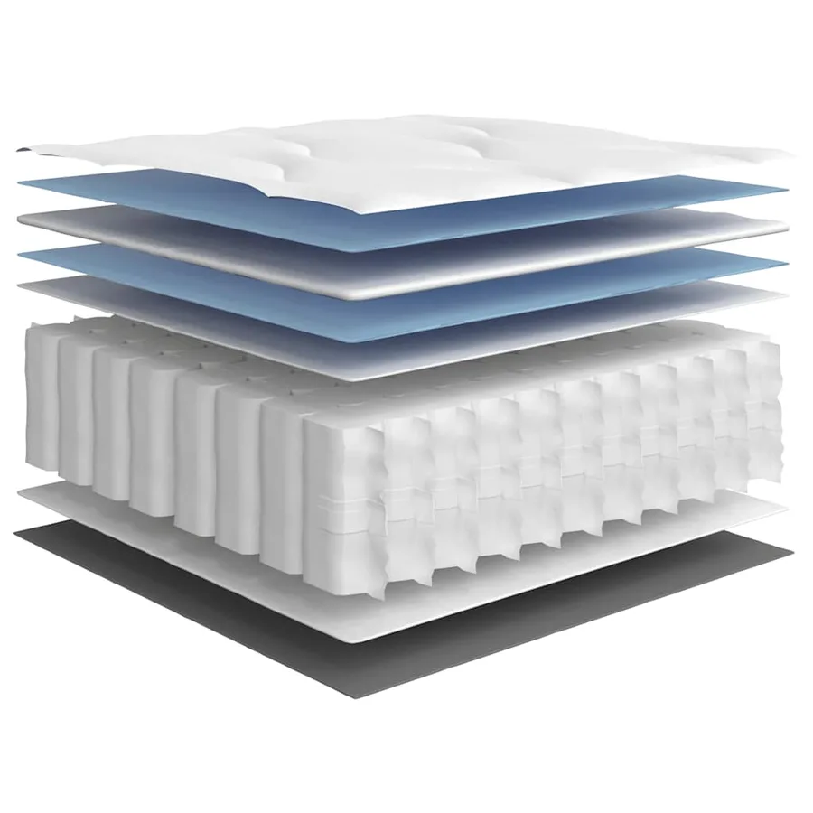 Matelas à ressorts ensachés moyen 100x200 cm - 7