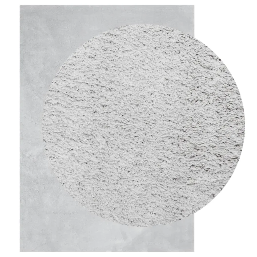 Tapis HUARTE à poils courts doux et lavable gris 200x280 cm - 3