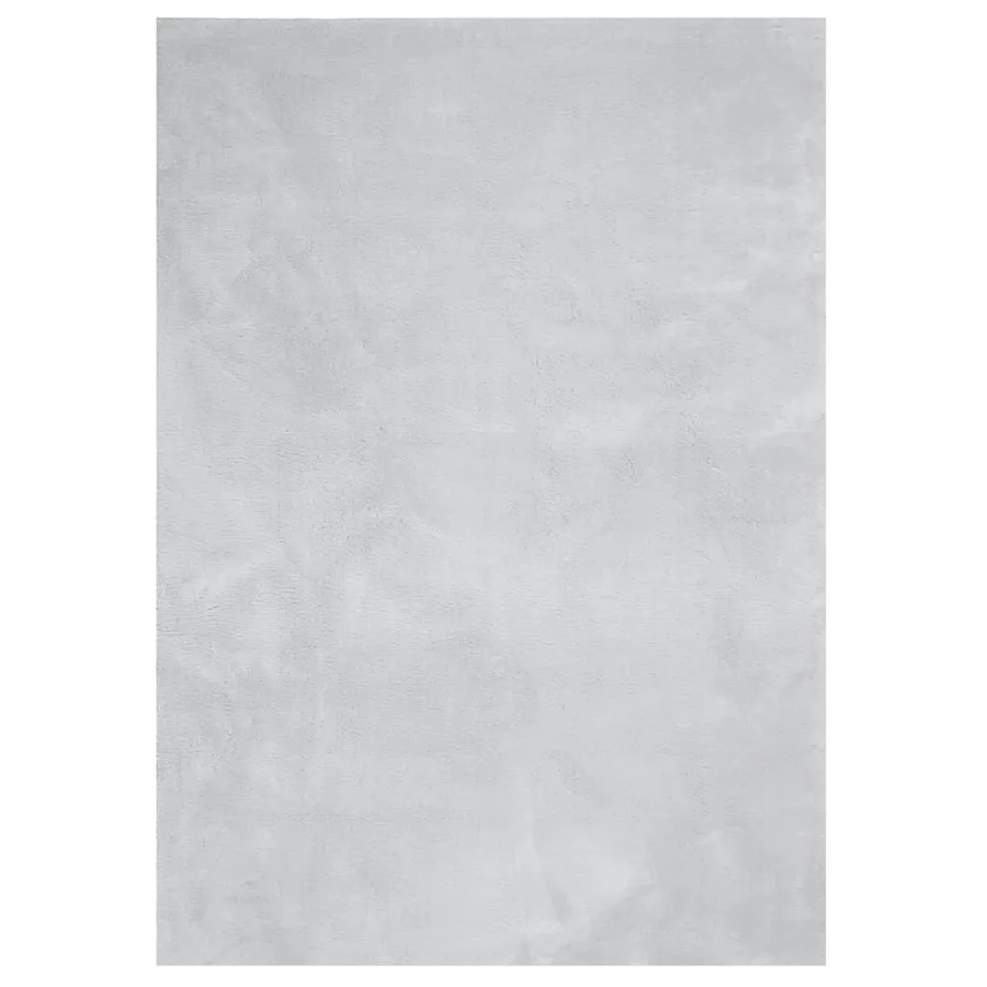 Tapis HUARTE à poils courts doux et lavable gris 240x340 cm - 2