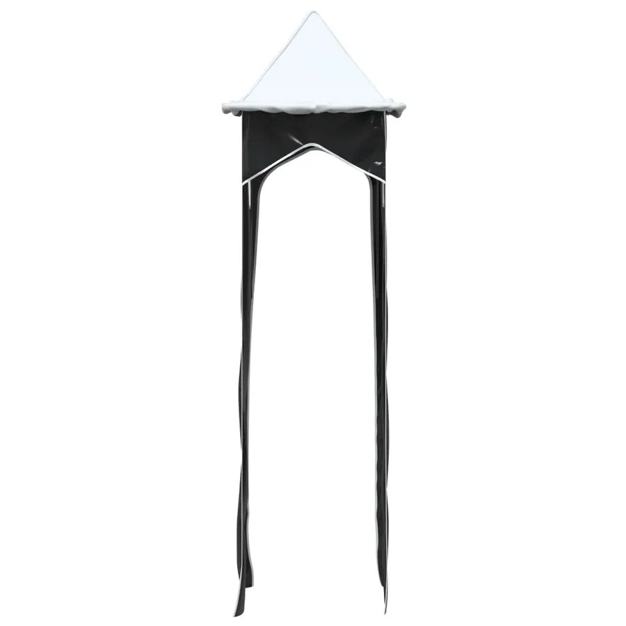 Rideaux pour lit mezzanine avec tour blanc et noir polyester - 16