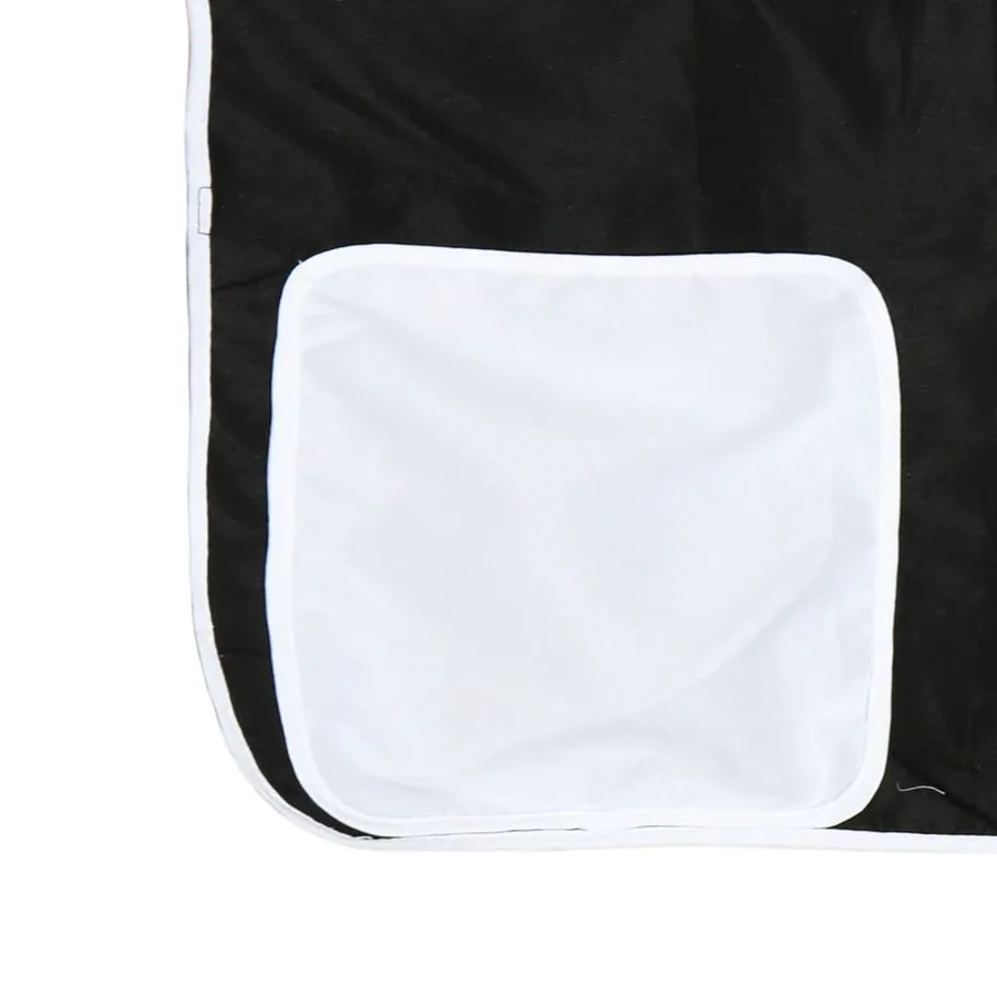 Rideaux pour lit mezzanine avec tour blanc et noir polyester - 19