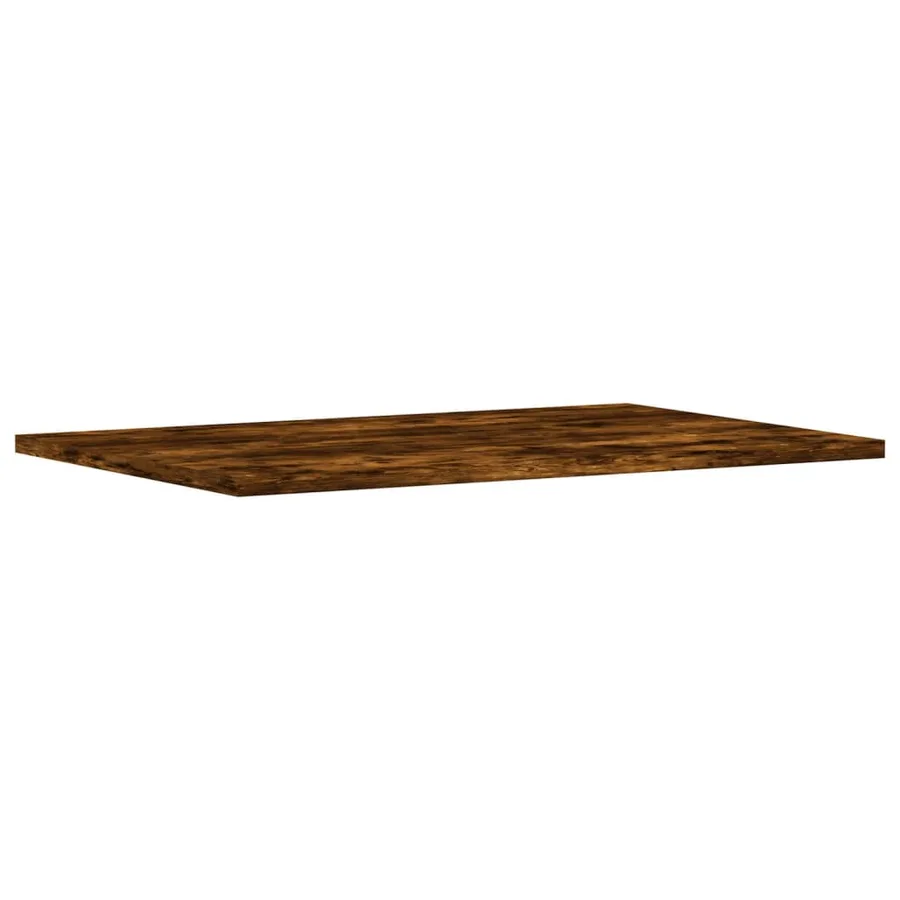 Étagères murales 4 pcs chêne fumé 60x40x1,5cm bois d'ingénierie - 4