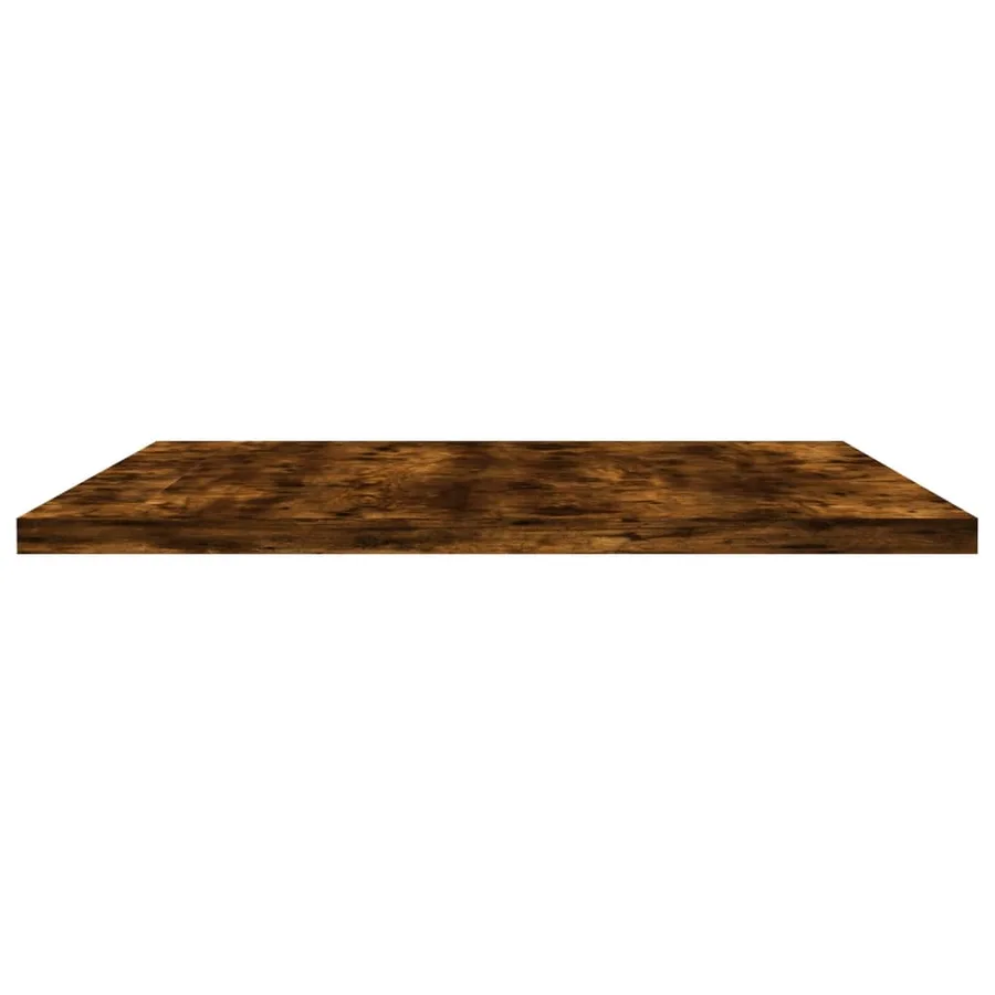 Étagères murales 4 pcs chêne fumé 60x40x1,5cm bois d'ingénierie - 5