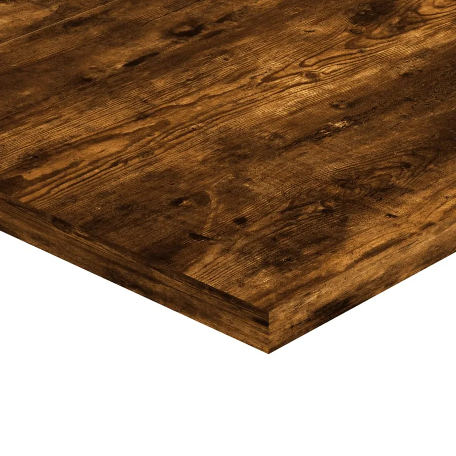 Étagères murales 4 pcs chêne fumé 60x40x1,5cm bois d'ingénierie - 7