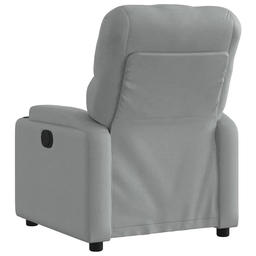 Fauteuil inclinable Gris clair Tissu - 3