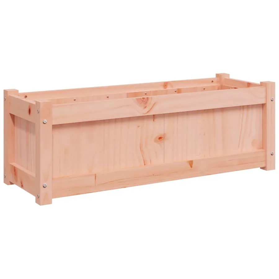 Jardinière 90x31x31 cm bois massif douglas - 2