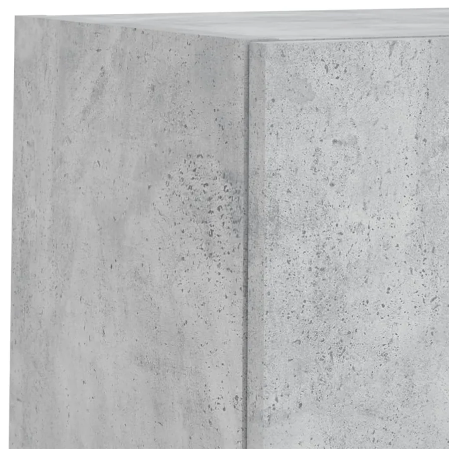 Meubles TV avec lumières LED 2 pcs gris béton 30,5x30x60 cm - 13