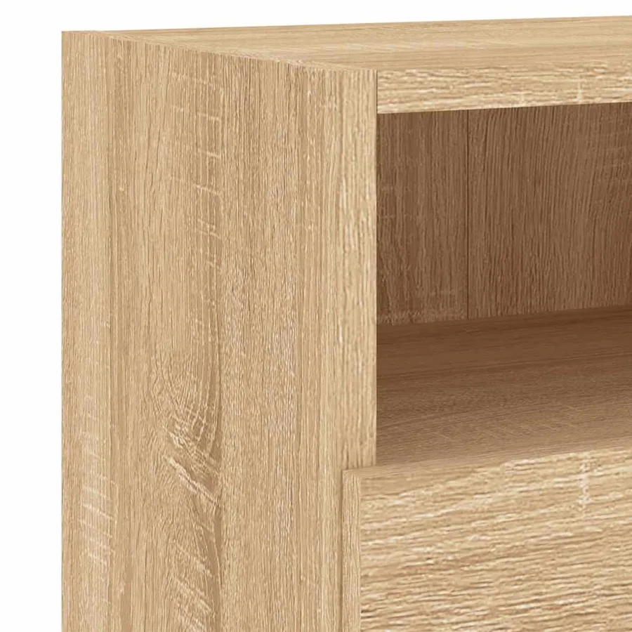 Meuble TV mural chêne sonoma 60x30x30 cm bois d'ingénierie - 11