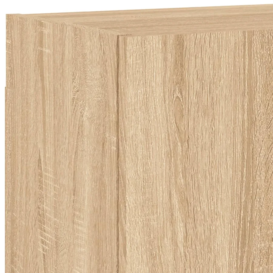 Unités murales TV 4 pcs chêne sonoma bois d'ingénierie - 11