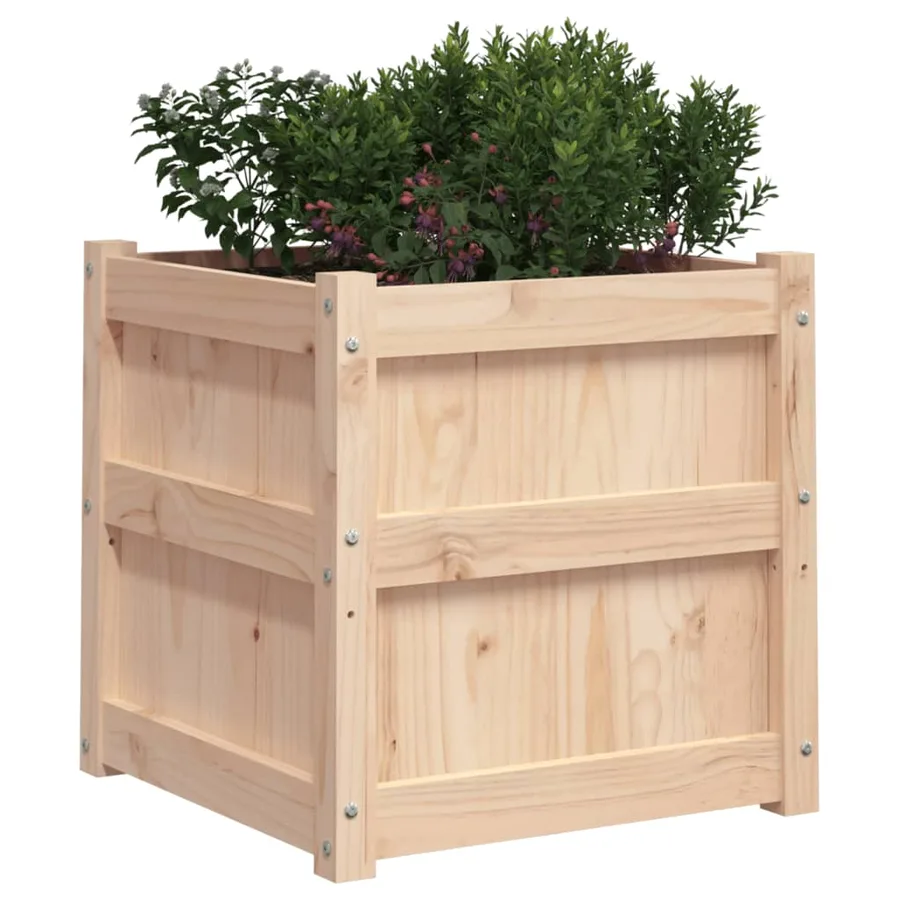 Jardinières 2 pcs bois de pin massif - 4