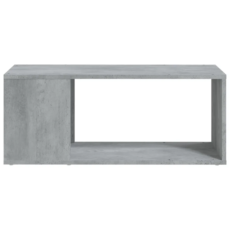 Meuble TV Gris béton 80x24x32 cm Bois d'ingénierie - 5