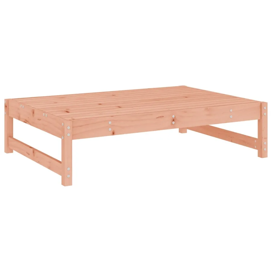 Repose-pied de jardin 120x80 cm massif de douglas - 5