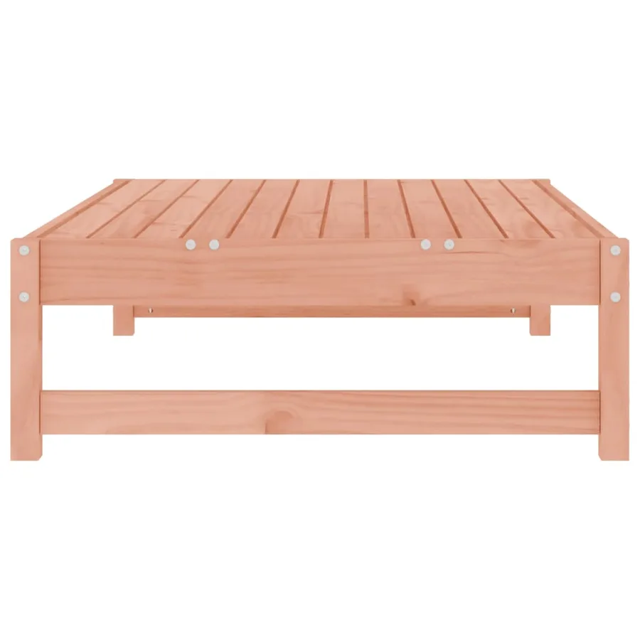 Repose-pied de jardin 120x80 cm massif de douglas - 6