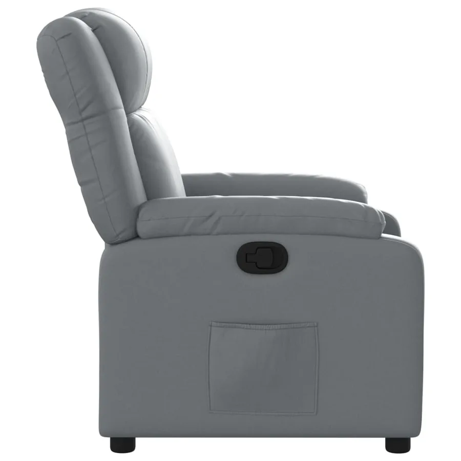 Fauteuil inclinable Gris Similicuir - 7