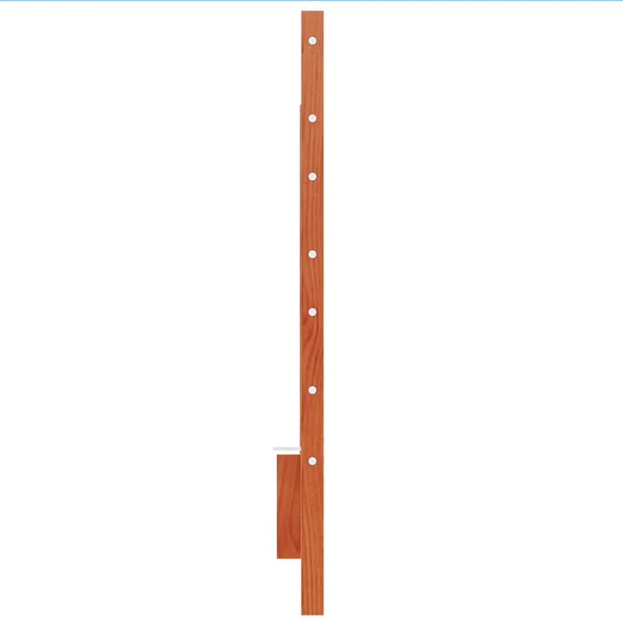 Tête de lit cire marron 150 cm bois massif de pin - 5