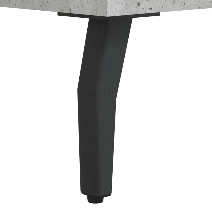 Buffet haut Gris béton 69,5x34x180 cm Bois d'ingénierie - 12