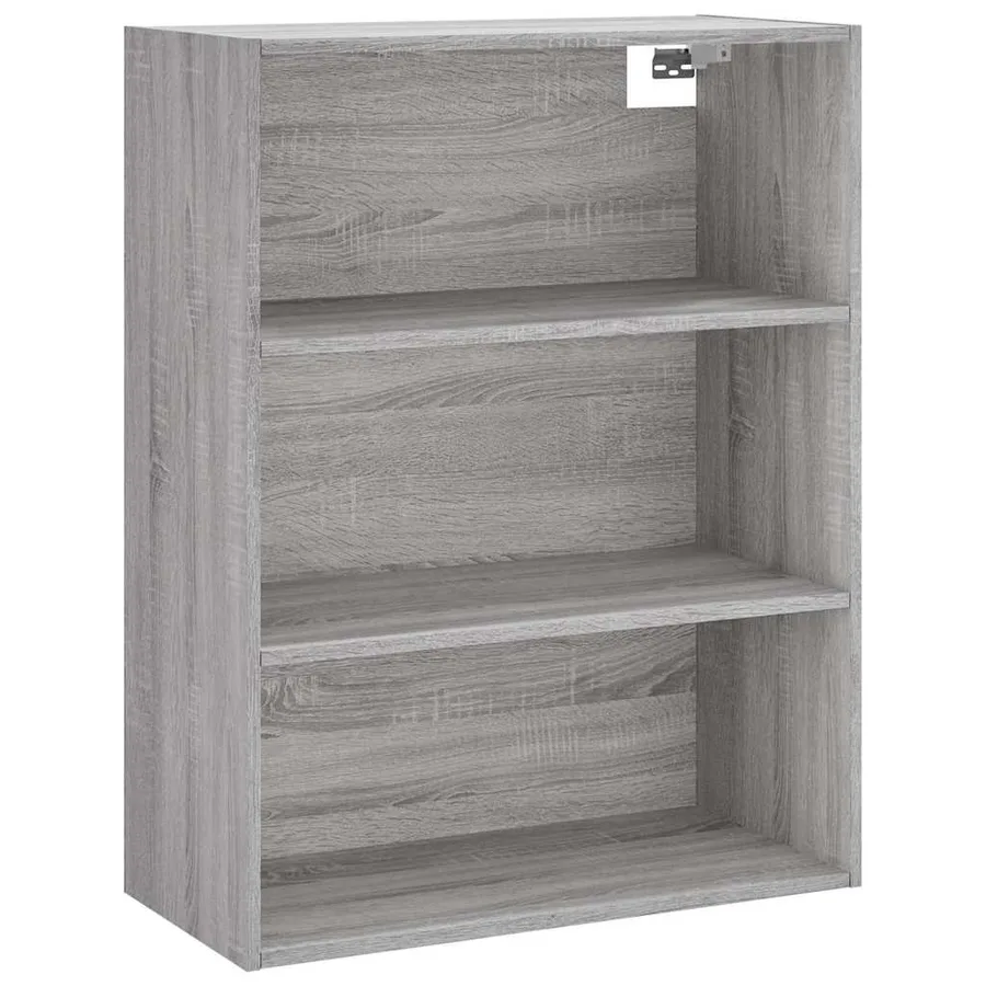 Buffet haut Sonoma gris 69,5x34x180 cm Bois d'ingénierie - 5