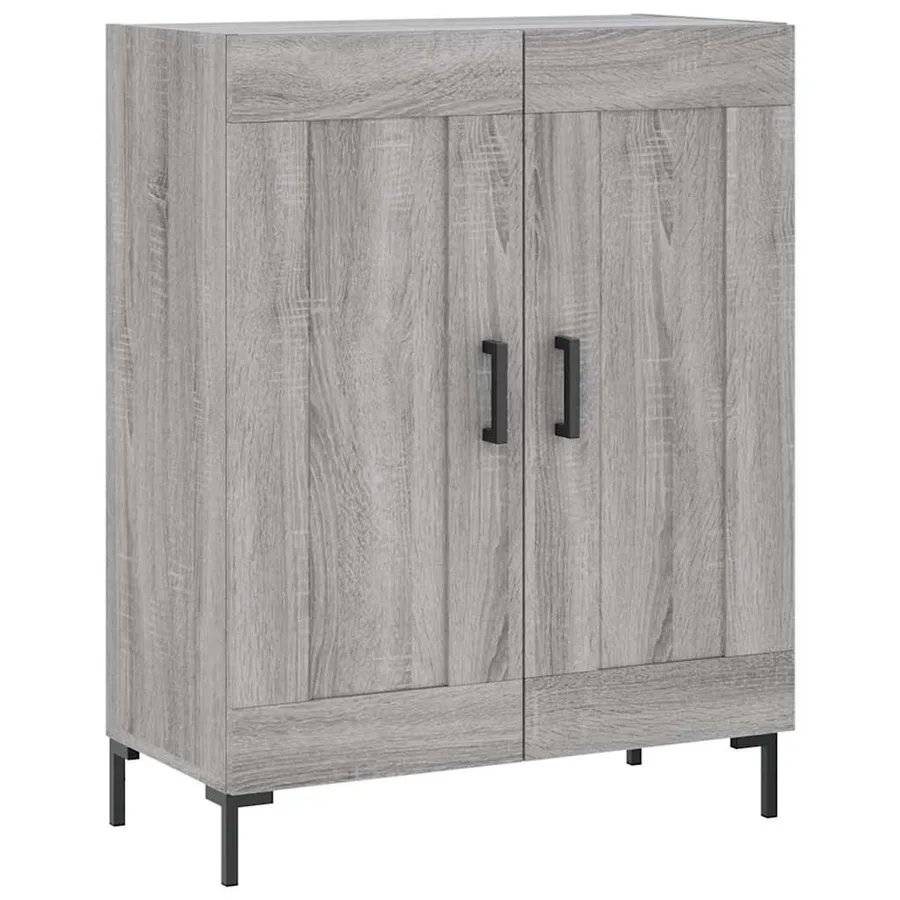Buffet haut Sonoma gris 69,5x34x180 cm Bois d'ingénierie - 7