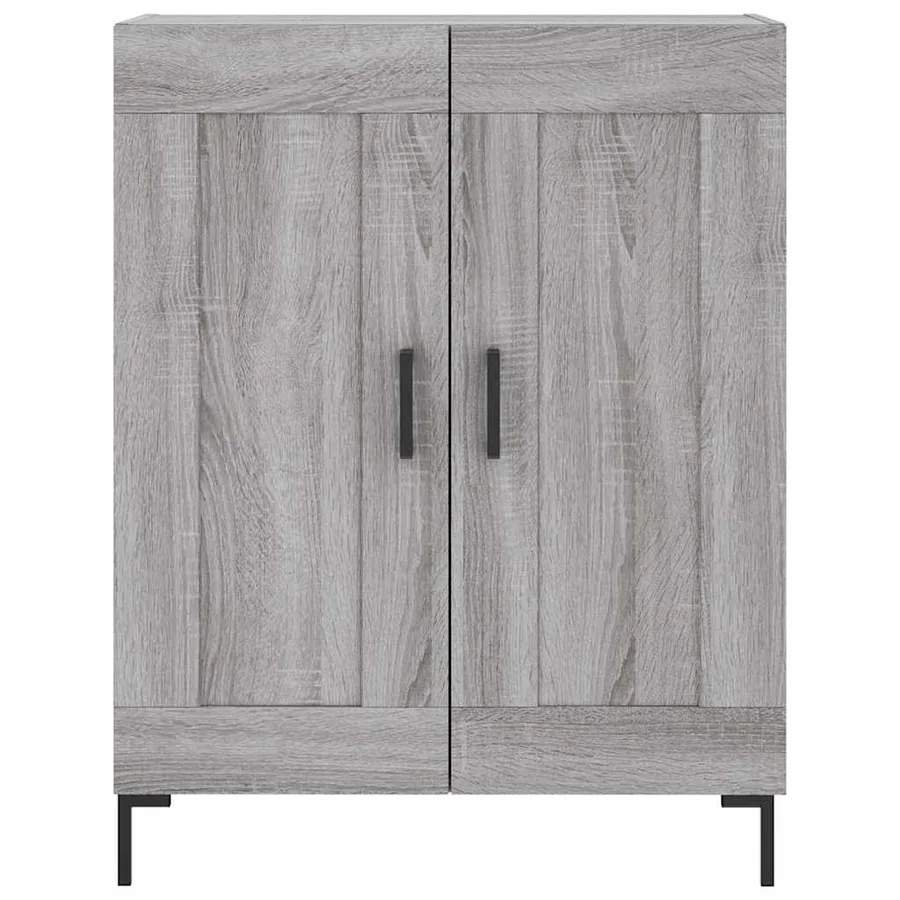 Buffet haut Sonoma gris 69,5x34x180 cm Bois d'ingénierie - 8