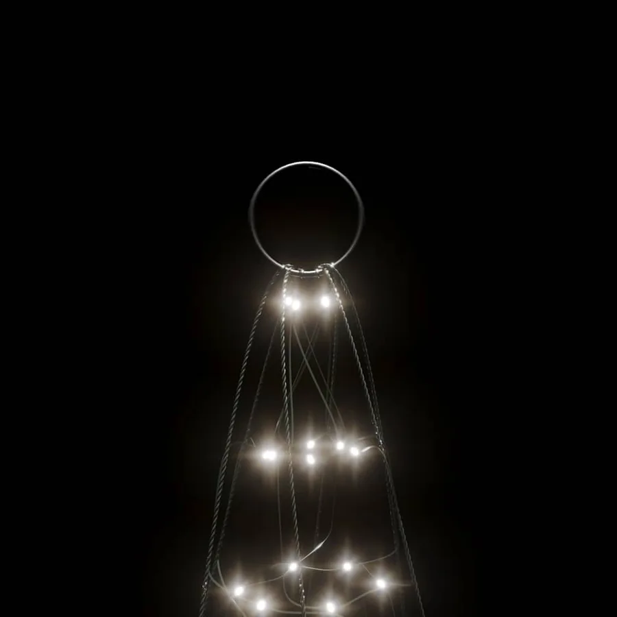 Sapin de Noël à LED 200 LED blanc 180 cm - 6