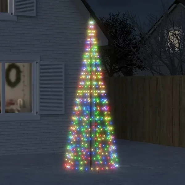 Sapin de Noël à LED 550 LED coloré 300 cm