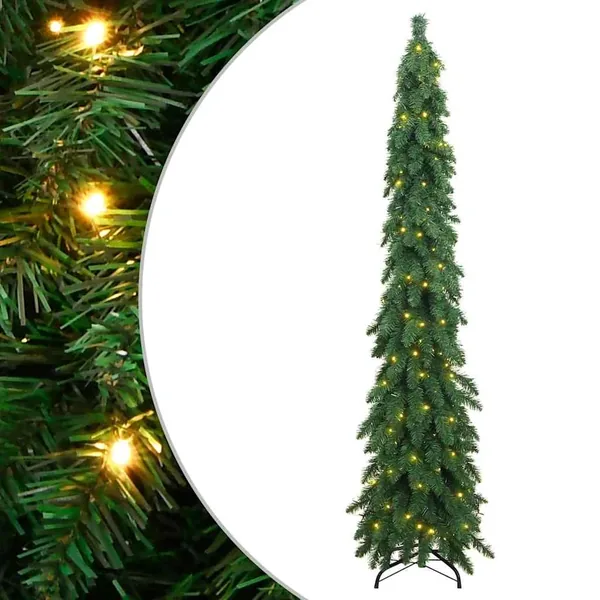Arbre de Noël artificiel pré-éclairé avec 130 LED 210 cm