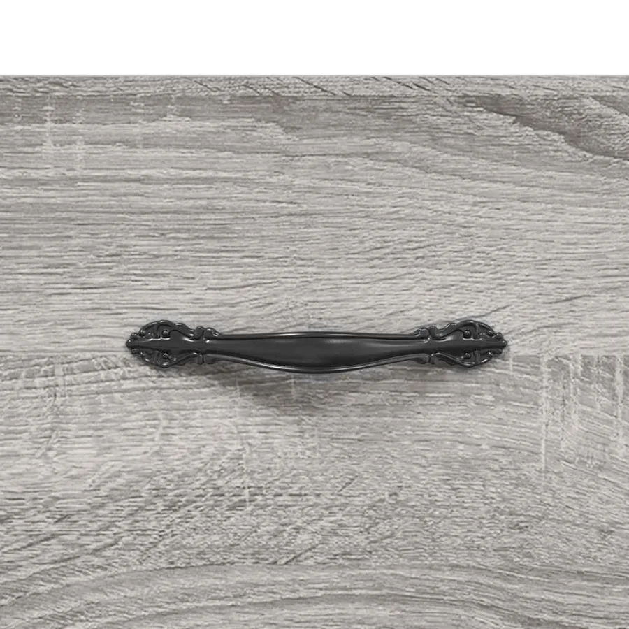 Buffet sonoma gris 69,5x34x90 cm bois d'ingénierie - 9
