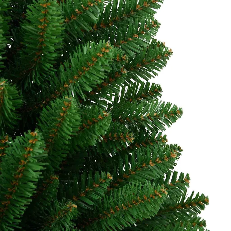 Sapin de Noël artificiel à charnières avec support vert 120 cm - 6