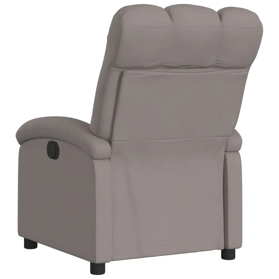 Fauteuil inclinable Taupe Tissu - 5