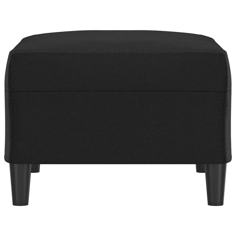 Repose-pied Noir 70x55x41 cm Similicuir - 4