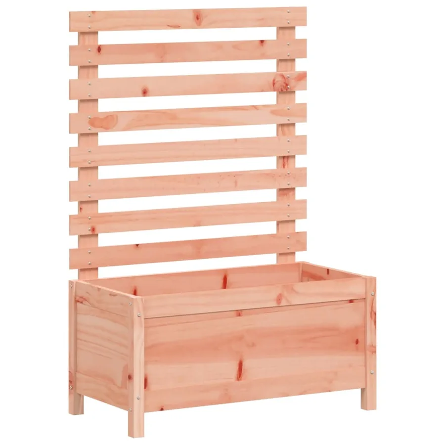 Jardinière avec support 79x39,5x114 cm bois massif douglas - 2