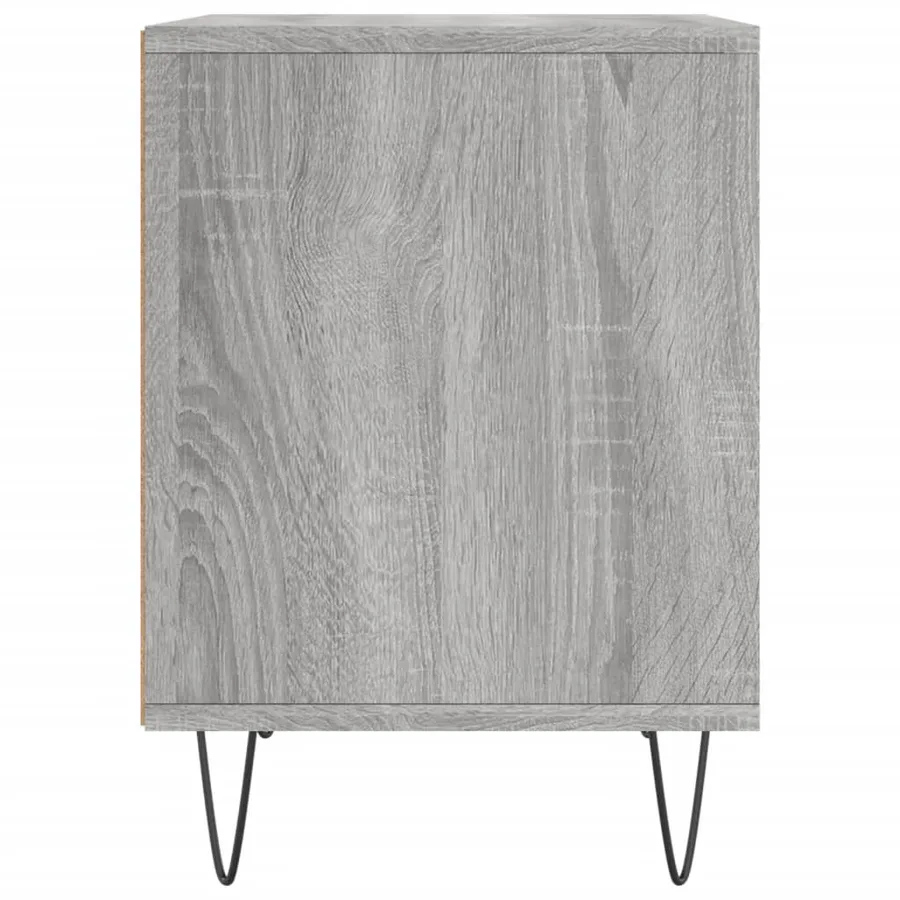 Tables de chevet 2 pcs sonoma gris 40x35x50 cm bois ingénierie - 6