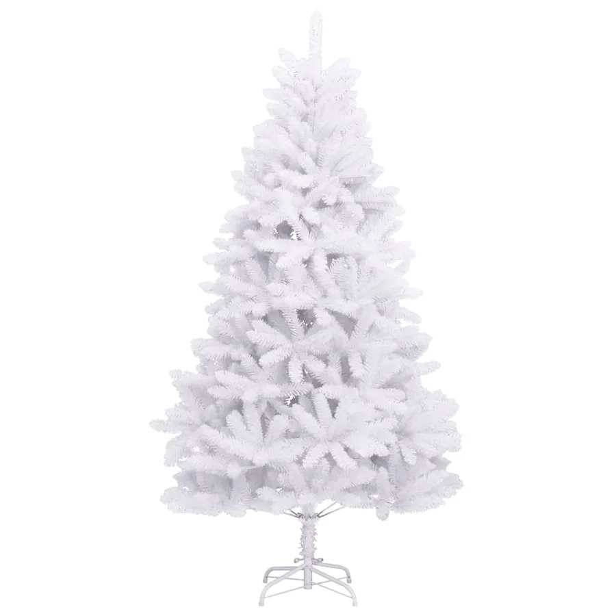 Sapin de Noël artificiel à charnières avec support blanc 270 cm - 2