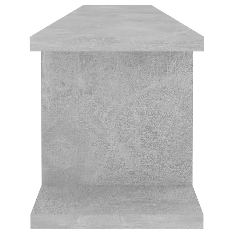 Étagères murales 2 pcs Gris béton 105x18x20cm bois d'ingénierie - 6