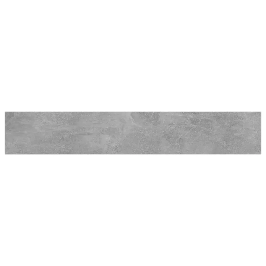 Panneaux de bibliothèque 8 pcs Gris béton 60x10x1,5cm Aggloméré - 4