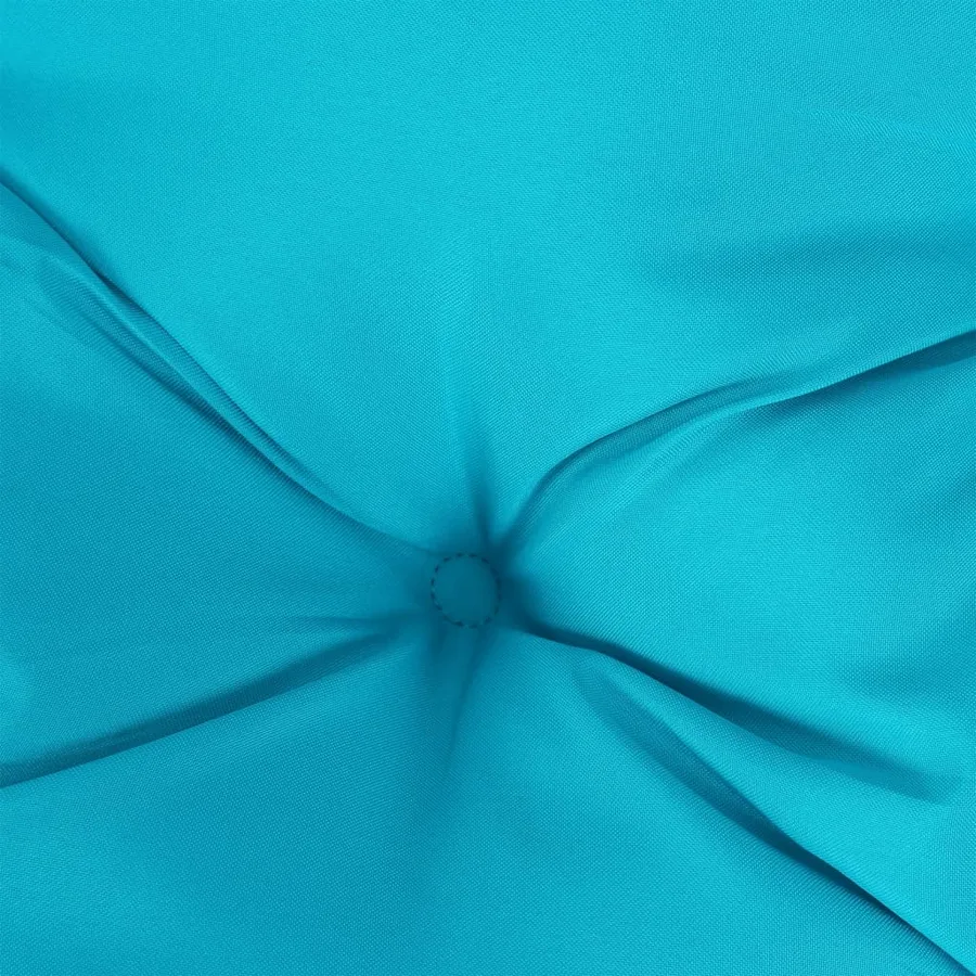 Coussins de palette lot de 2 turquoise tissu - 6