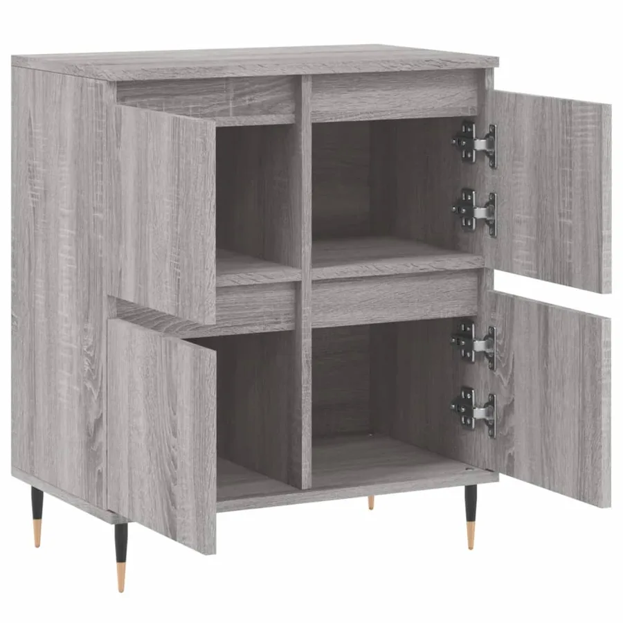 Buffet Sonoma gris 60x35x70 cm Bois d'ingénierie - 6