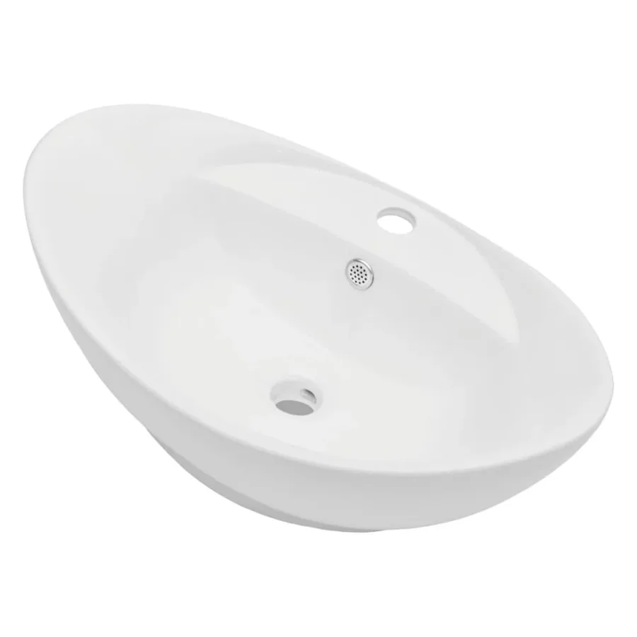 Meuble de salle de bain en deux pièces Céramique Chêne - 5