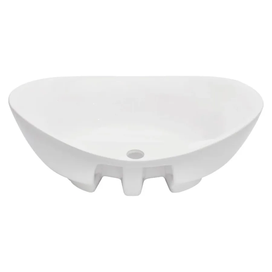 Meuble de salle de bain en deux pièces Céramique Chêne - 6