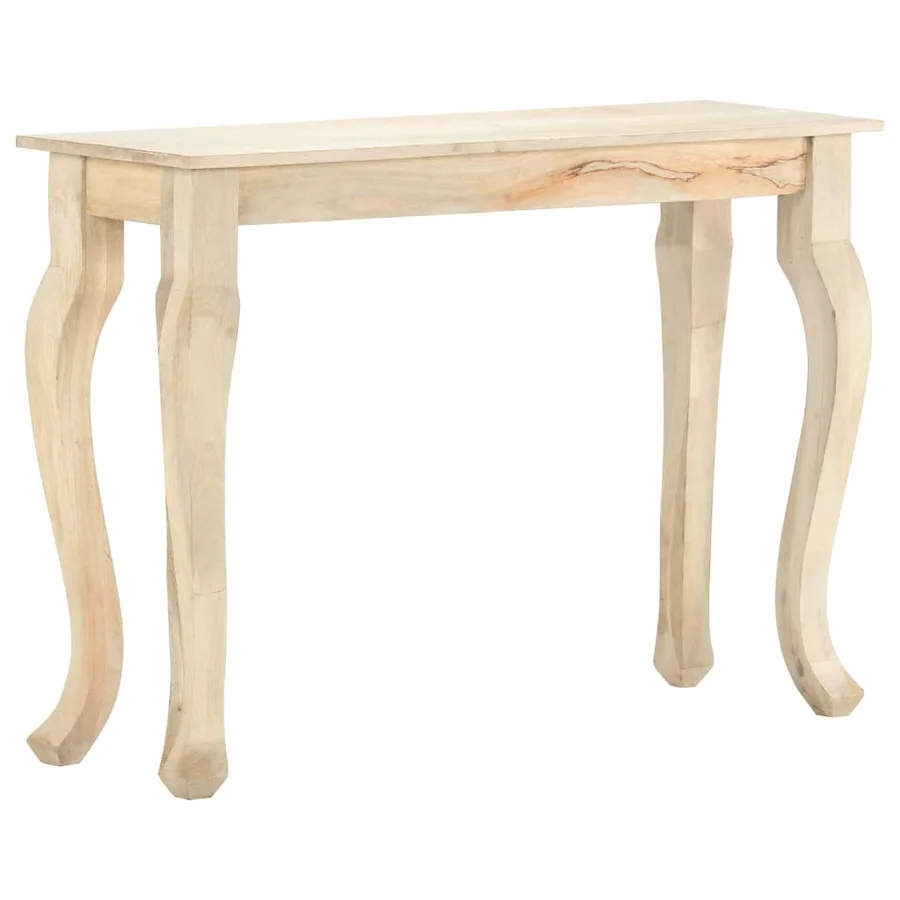 Console 110x35x77 cm en bois de manguier massif - 11