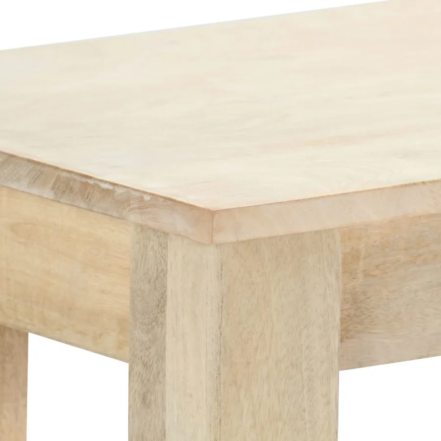 Console 110x35x77 cm en bois de manguier massif - 5