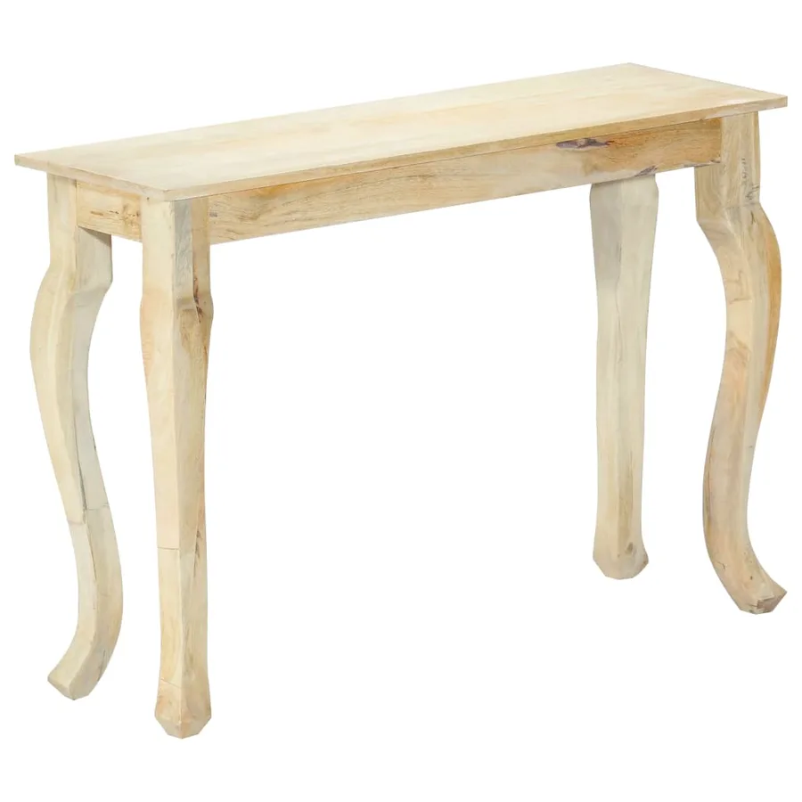 Console 110x35x77 cm en bois de manguier massif - 8