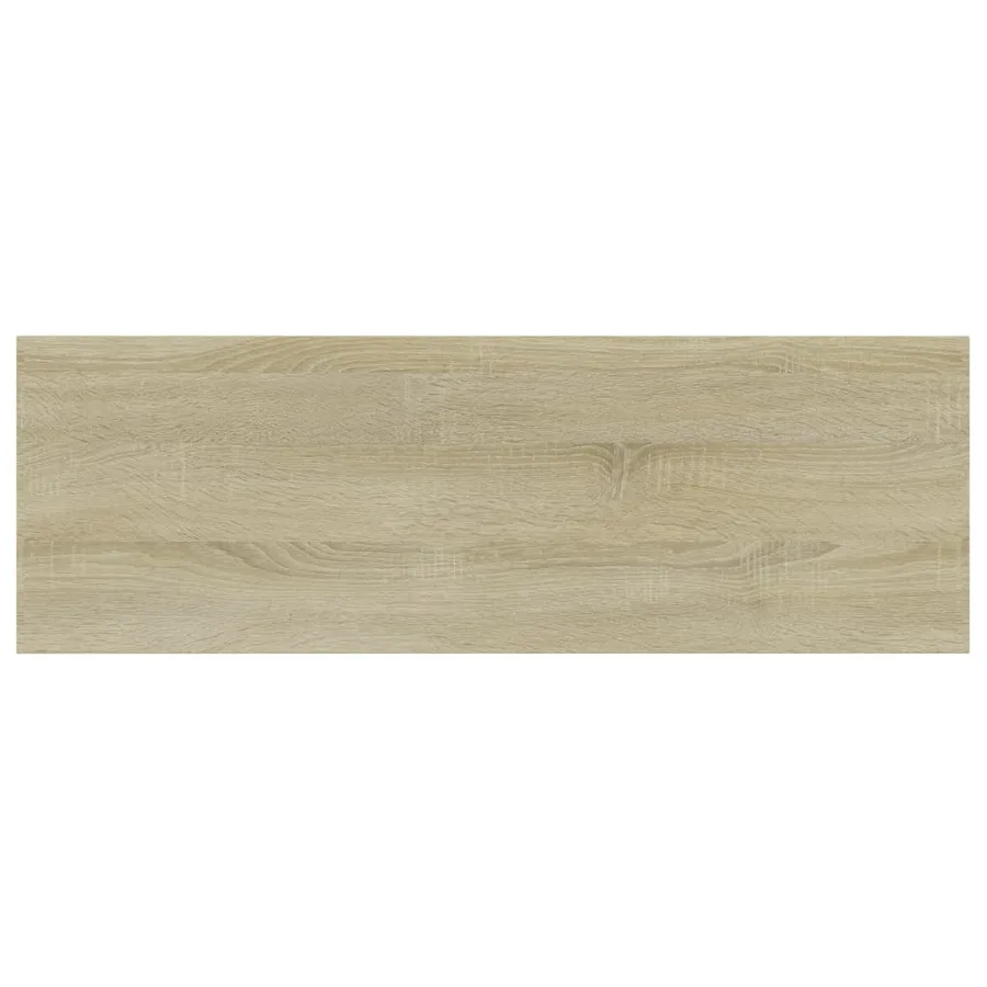Panneau de bibliothèque 4pcs Chêne sonoma 60x20x1,5cm Aggloméré - 4
