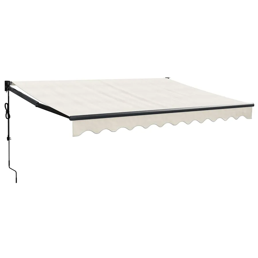 Auvent rétractable automatique crème 3,5x2,5 m - 2