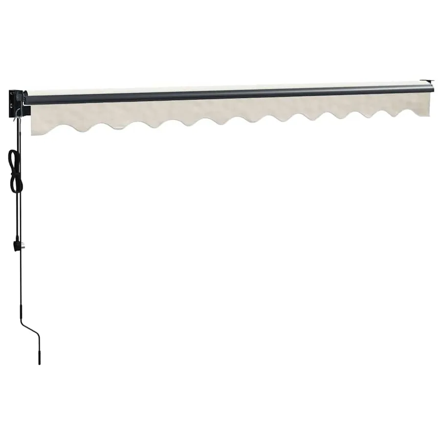 Auvent rétractable automatique crème 3,5x2,5 m - 4
