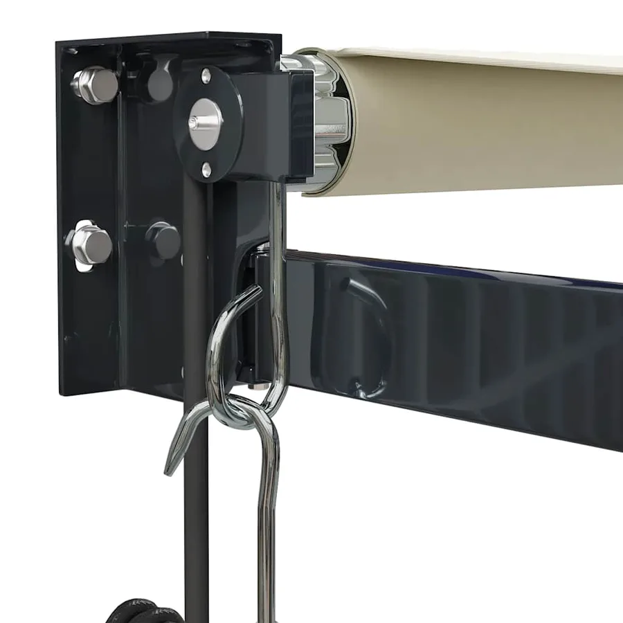 Auvent rétractable automatique crème 3,5x2,5 m - 7