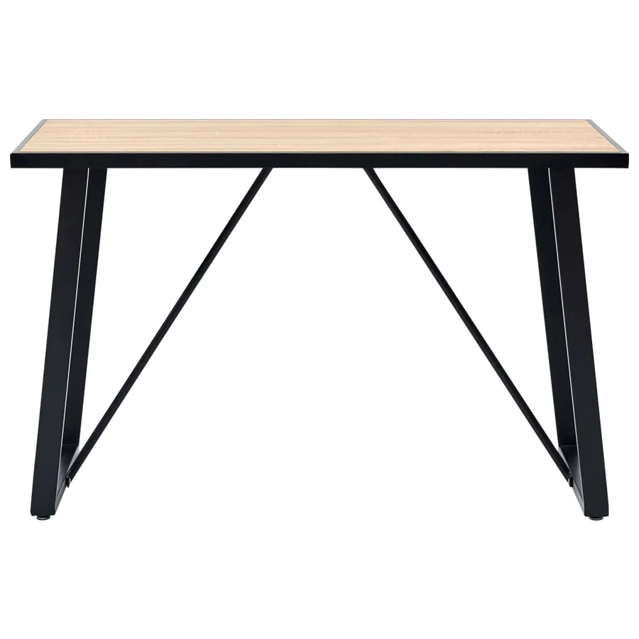 Table de salle à manger Chêne 120x60x75 cm MDF - 3