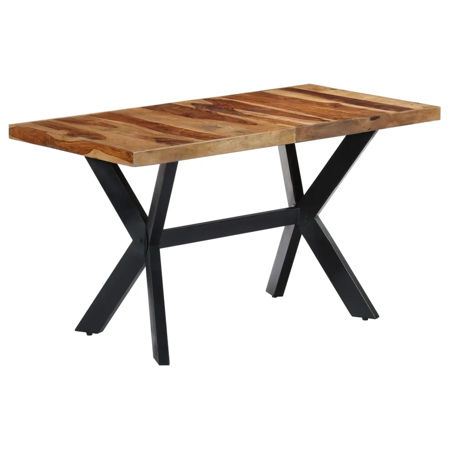 Table à manger 140x70x75 cm Bois massif - 11